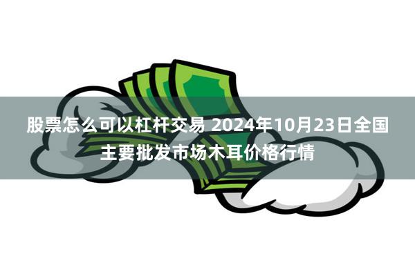 股票怎么可以杠杆交易 2024年10月23日全国主要批发市场木耳价格行情