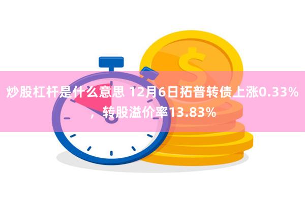 炒股杠杆是什么意思 12月6日拓普转债上涨0.33%，转股溢价率13.83%